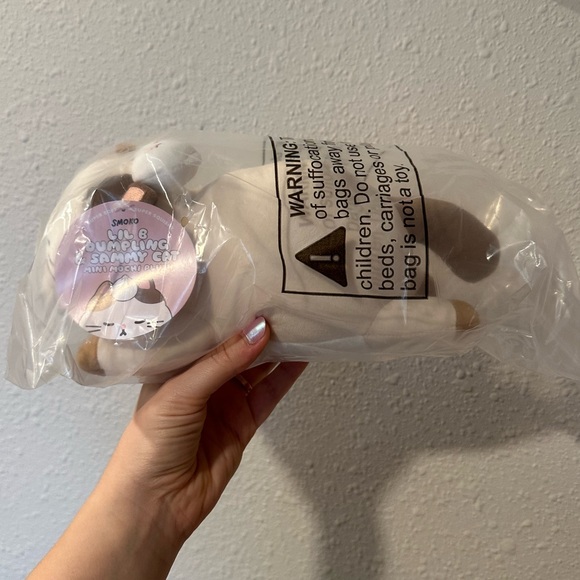 Smoko Laying Fat Siamese Cat Midi Mochi Plush - Picture 4 of 7